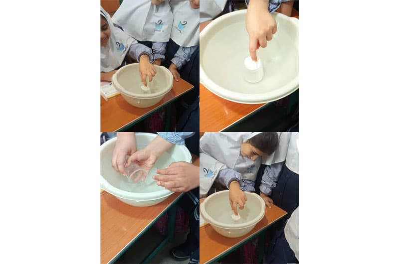 آزمایش علوم سوم بنفشه